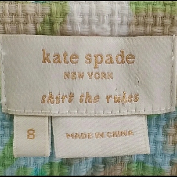 Kate Spade Patterned Skirt - Size 8 - Picture 5 of 5